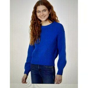 Madewell royal blue Simone sweater wool blend size S